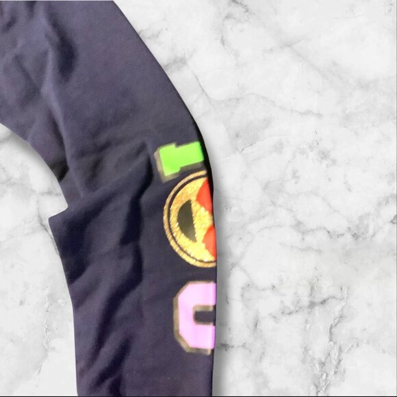 Jojo Siwa Nickelodeon Girls Hoodie S 6/6X Blue With Colorful Graphics & Pink Cuf - Picture 6 of 12